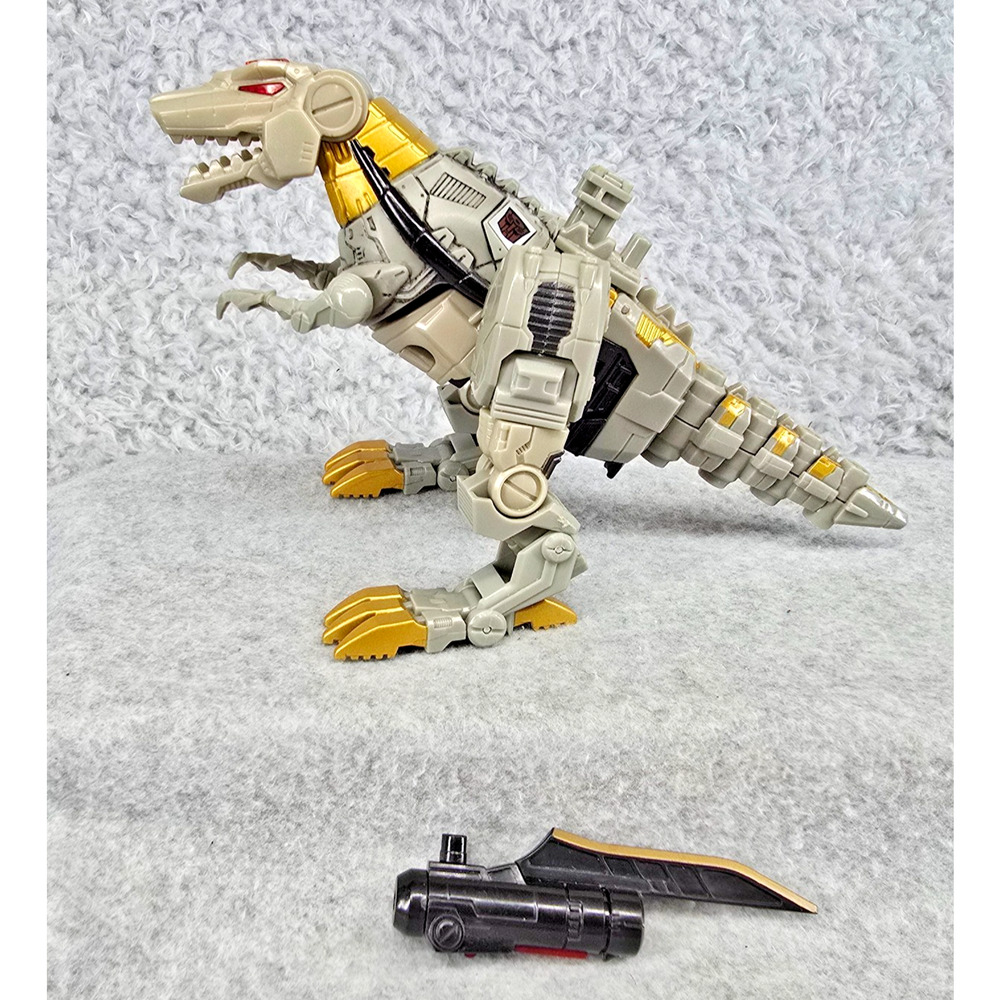 Transformers Grimlock Classics Deluxe Figure Complete w Tail & Gun Chug 2007